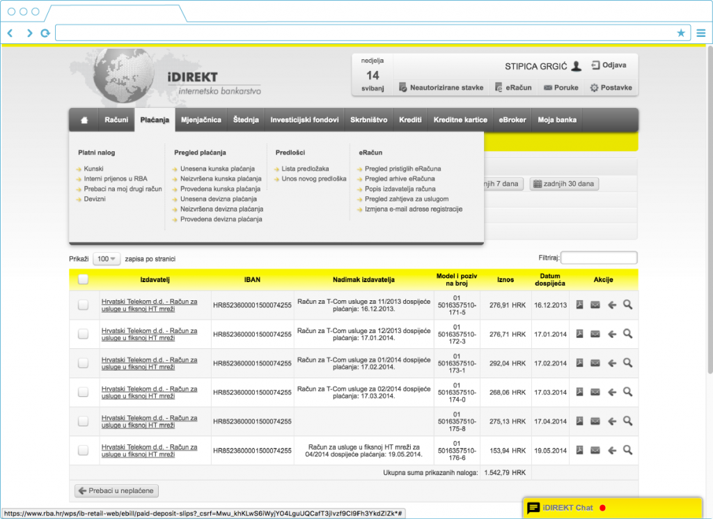 RBA iDIREKT Internet banking