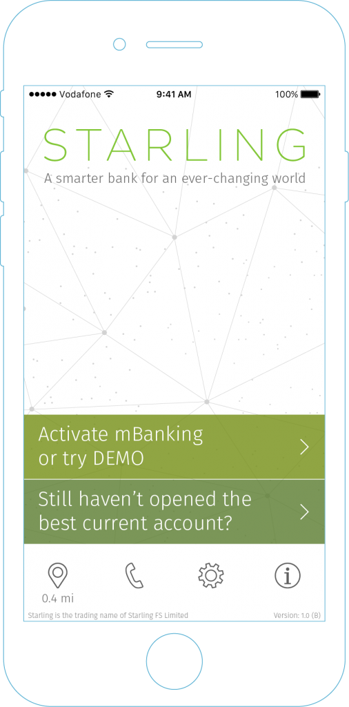 Mobile banking prelogin functionality