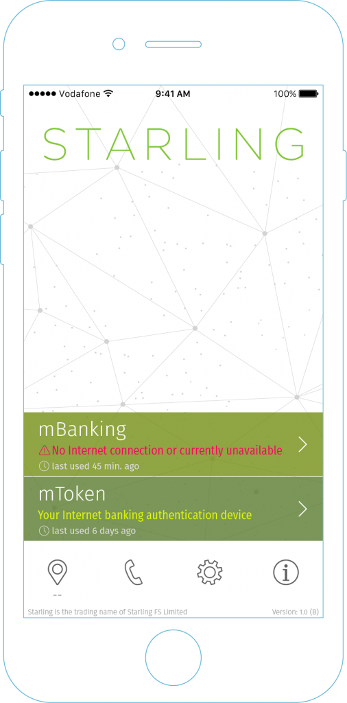 Mobile banking prelogin functionality