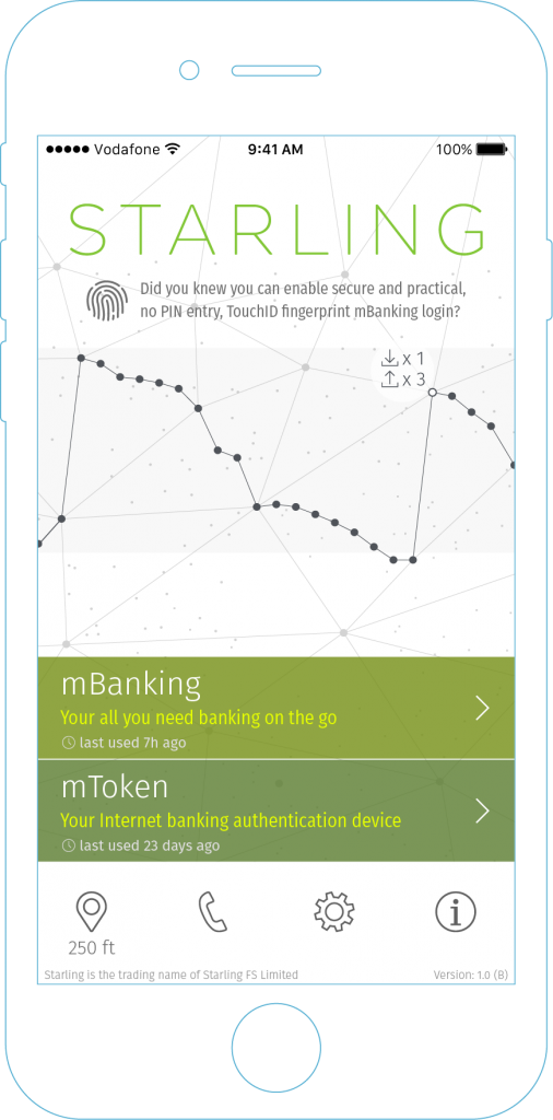 Mobile banking prelogin functionality